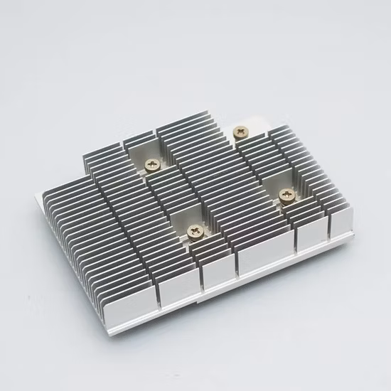 CNC Drilling Machining Aluminum Extruded Heat Sinks Electronic Products Thermal Solution Radiator Aluminum Heat Sinks with Anodizing Plating